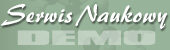 Serwis naukowy demo