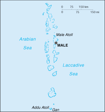 [Country map of Maldives]