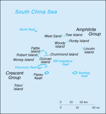 [Country map of Paracel Islands]