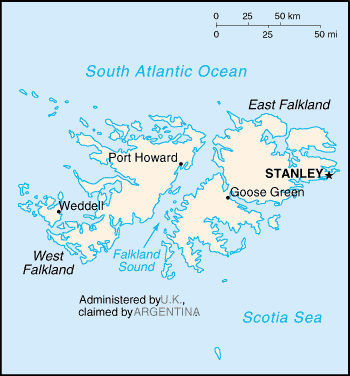 Falkland Islands, History, Map, Capital, Population, & Facts